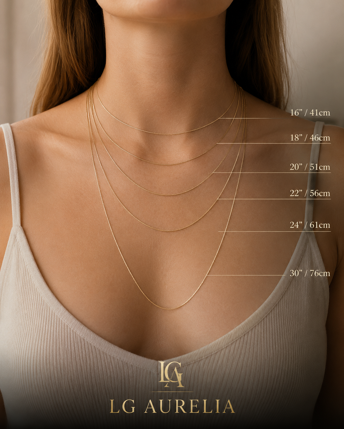 9ct Yellow Gold Fine Curb Chain Necklace 46cm (18”)