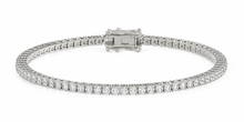 18ct White Gold Lab-Grown Diamond Tennis Bracelet