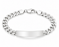 Men’s Heavyweight Silver Curb Bracelet