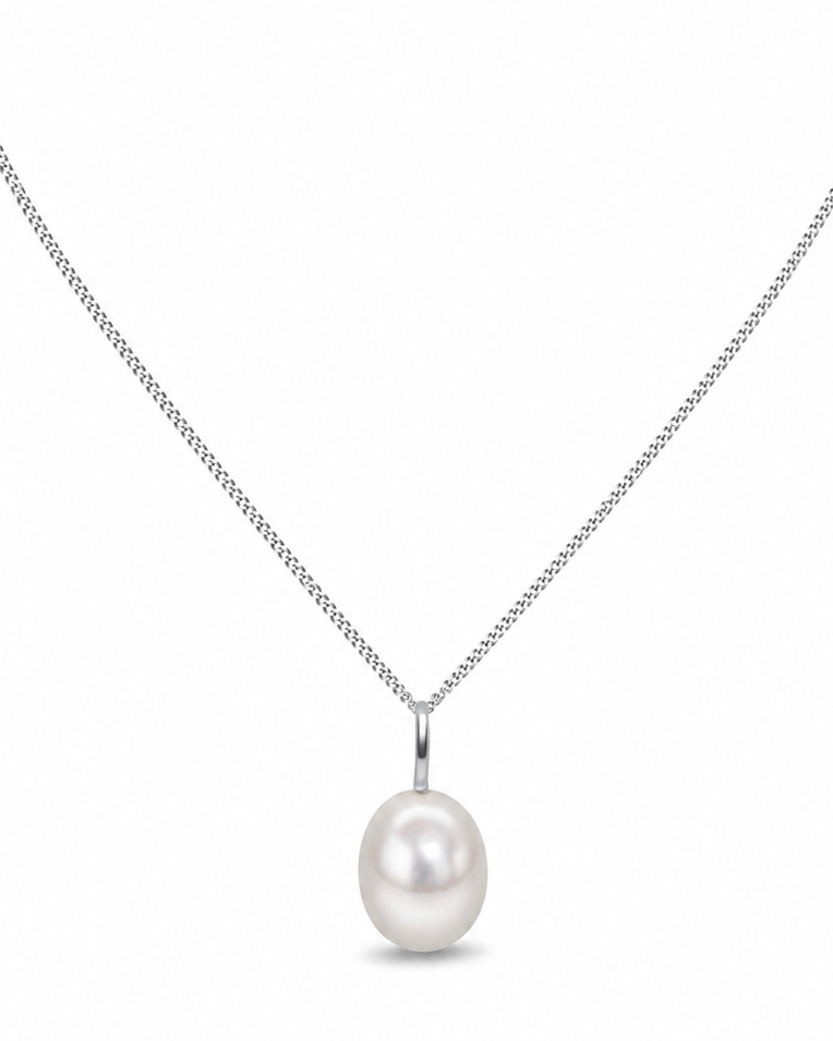 Baroque Freshwater Pearl Pendant Charm – Sterling Silver