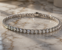 18ct White Gold 3.00ct Diamond Tennis Bracelet – H/SI