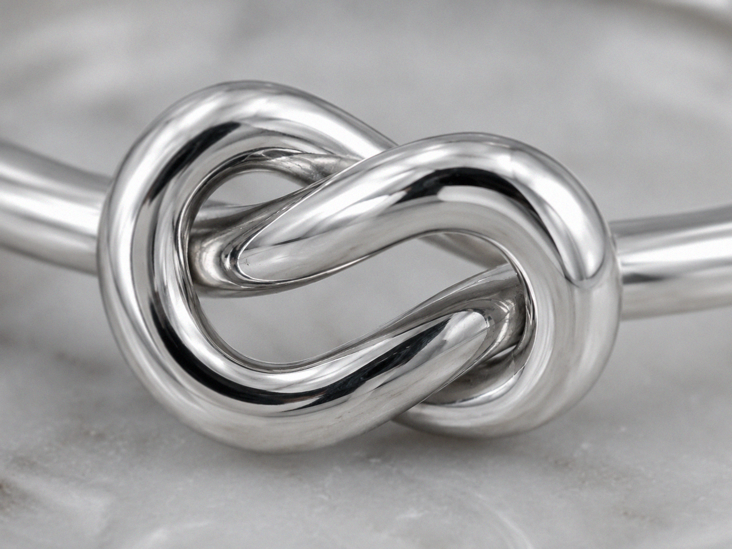 Sterling Silver Love Knot Ring