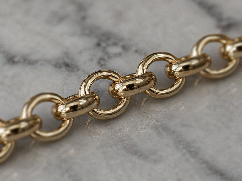 9ct Yellow Gold Belcher Chain Necklace Sold Gold (20 inch, 5mm)