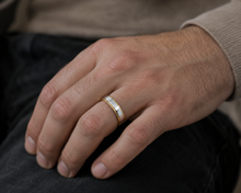 5mm Two-Colour 18ct Gold Wedding Band