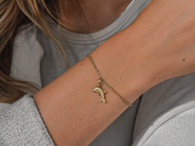 9ct Yellow Gold Dolphin Charm