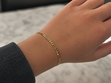 9ct Yellow Gold Children’s Curb Bracelet –3g  5” | Italian Gold