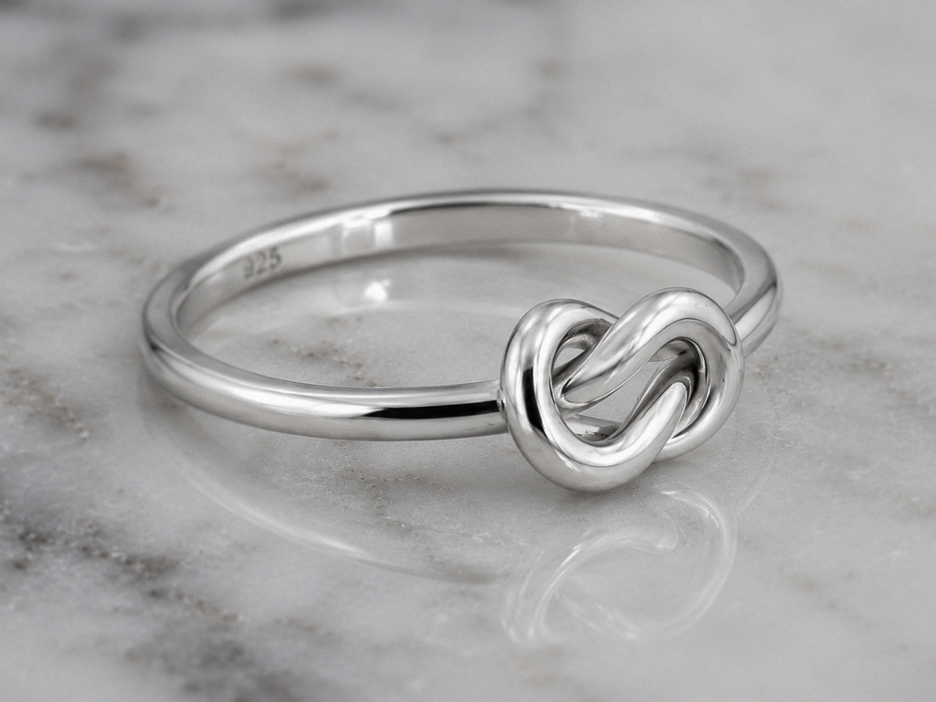 Sterling Silver Love Knot Ring