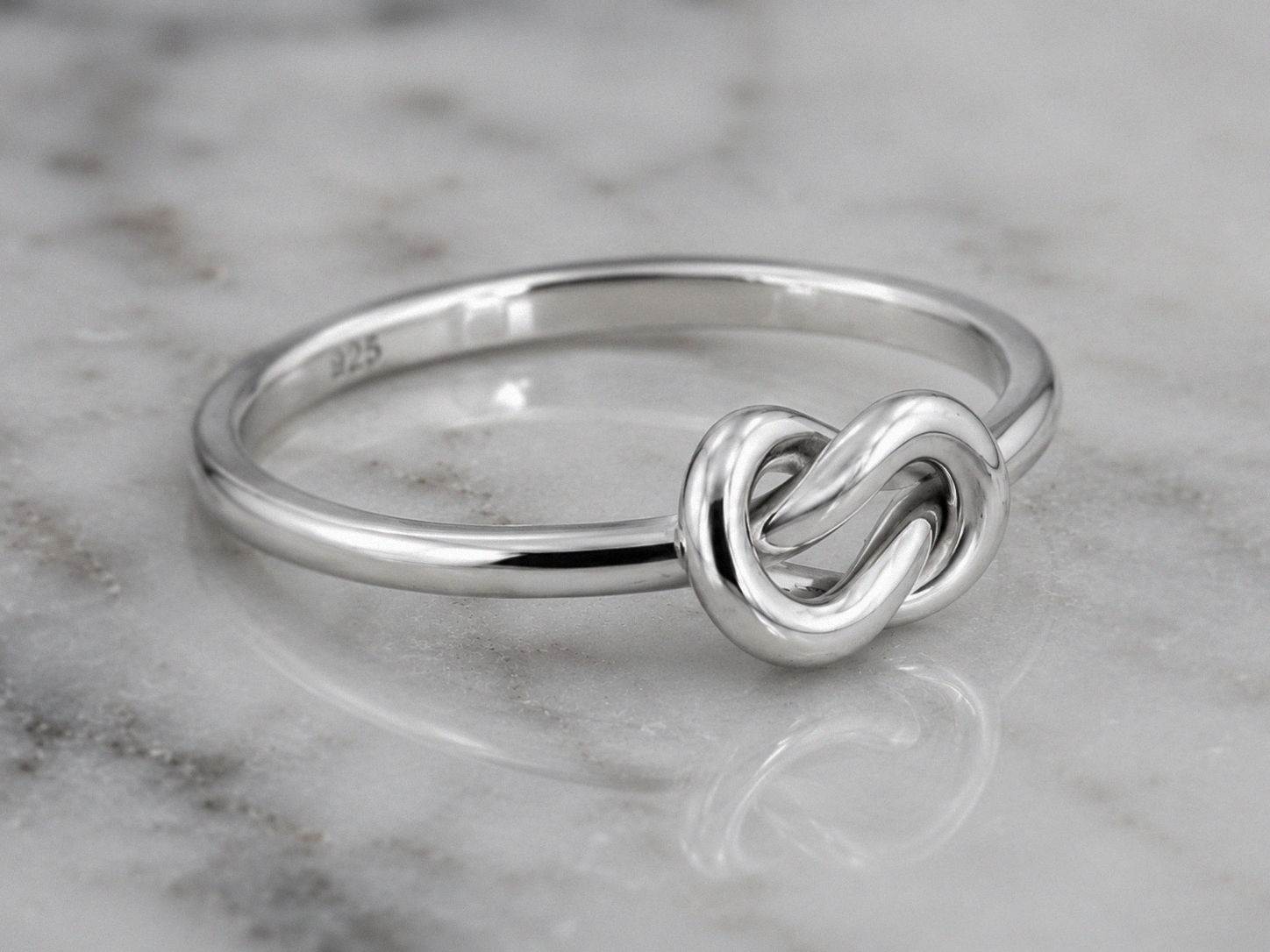 Sterling Silver Love Knot Ring