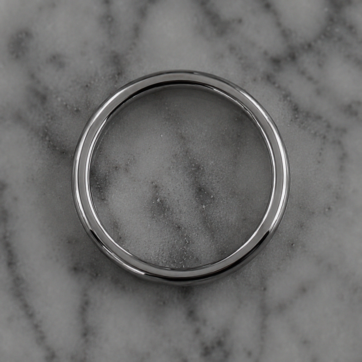 Platinum 950 Court Wedding Band – 3mm