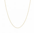 9ct Yellow Gold 16"-18" Diamond-Cut Cable Link Chain