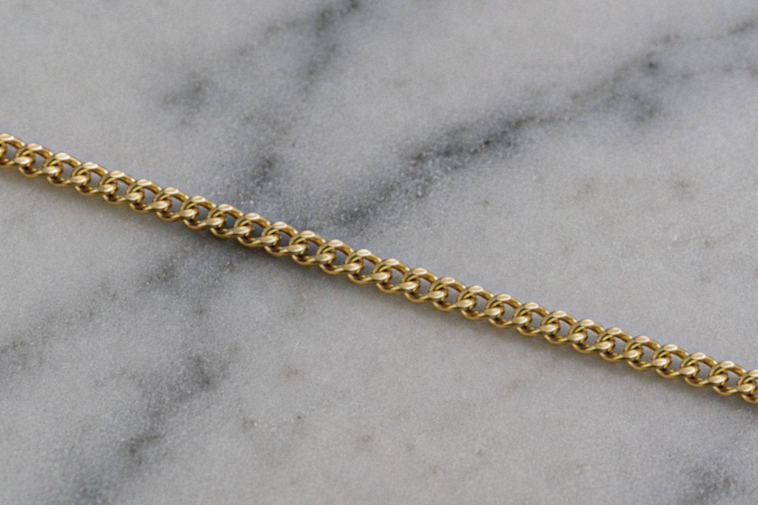 9ct Yellow Gold 0.8mm Diamond Cut Curb Chain