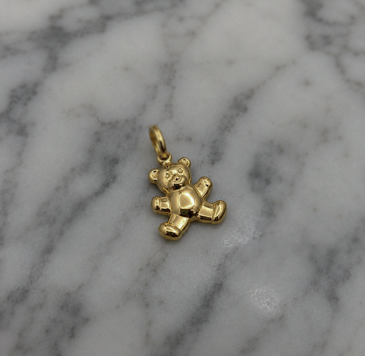 9ct Gold Teddy Bear Charm Pendant