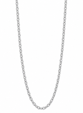 Fred Bennett Stainless Steel Cable Chain Necklace 50–55cm