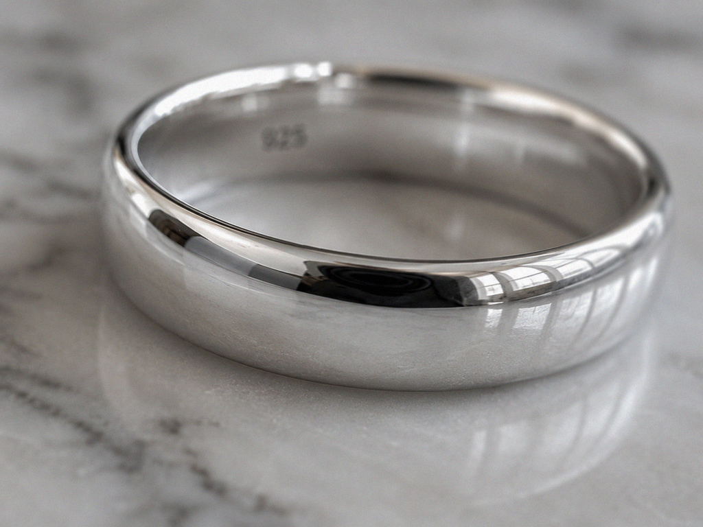 Sterling Silver 5mm Court Ring