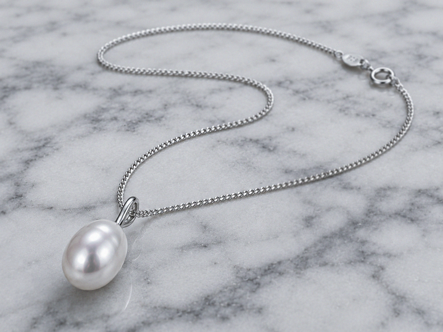 Baroque Freshwater Pearl Pendant Charm – Sterling Silver
