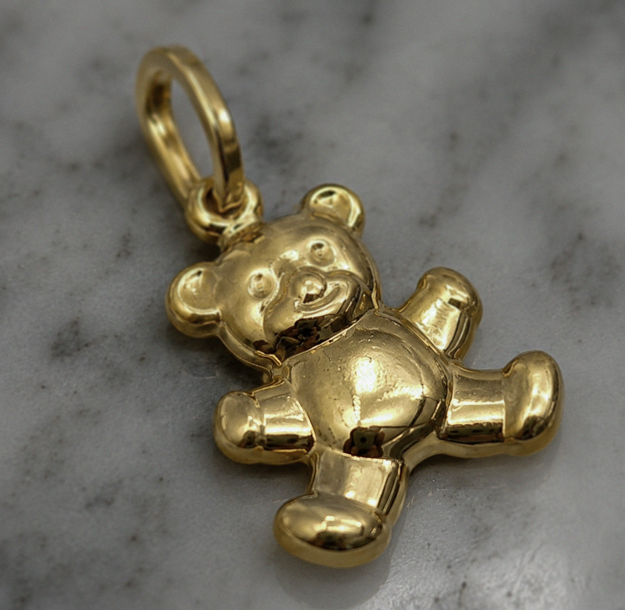 9ct Gold Teddy Bear Charm Pendant