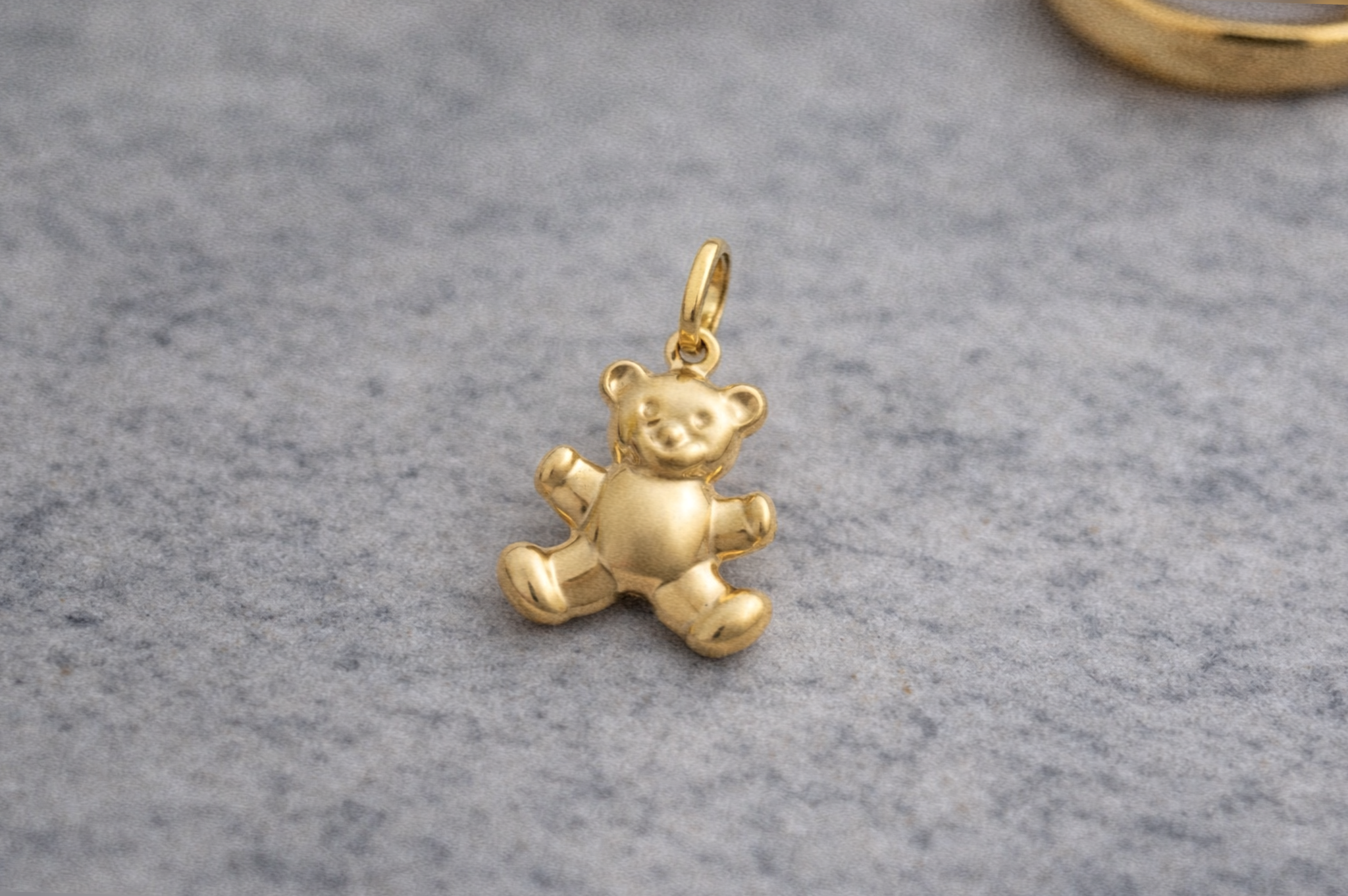 9ct Gold Teddy Bear Charm Pendant