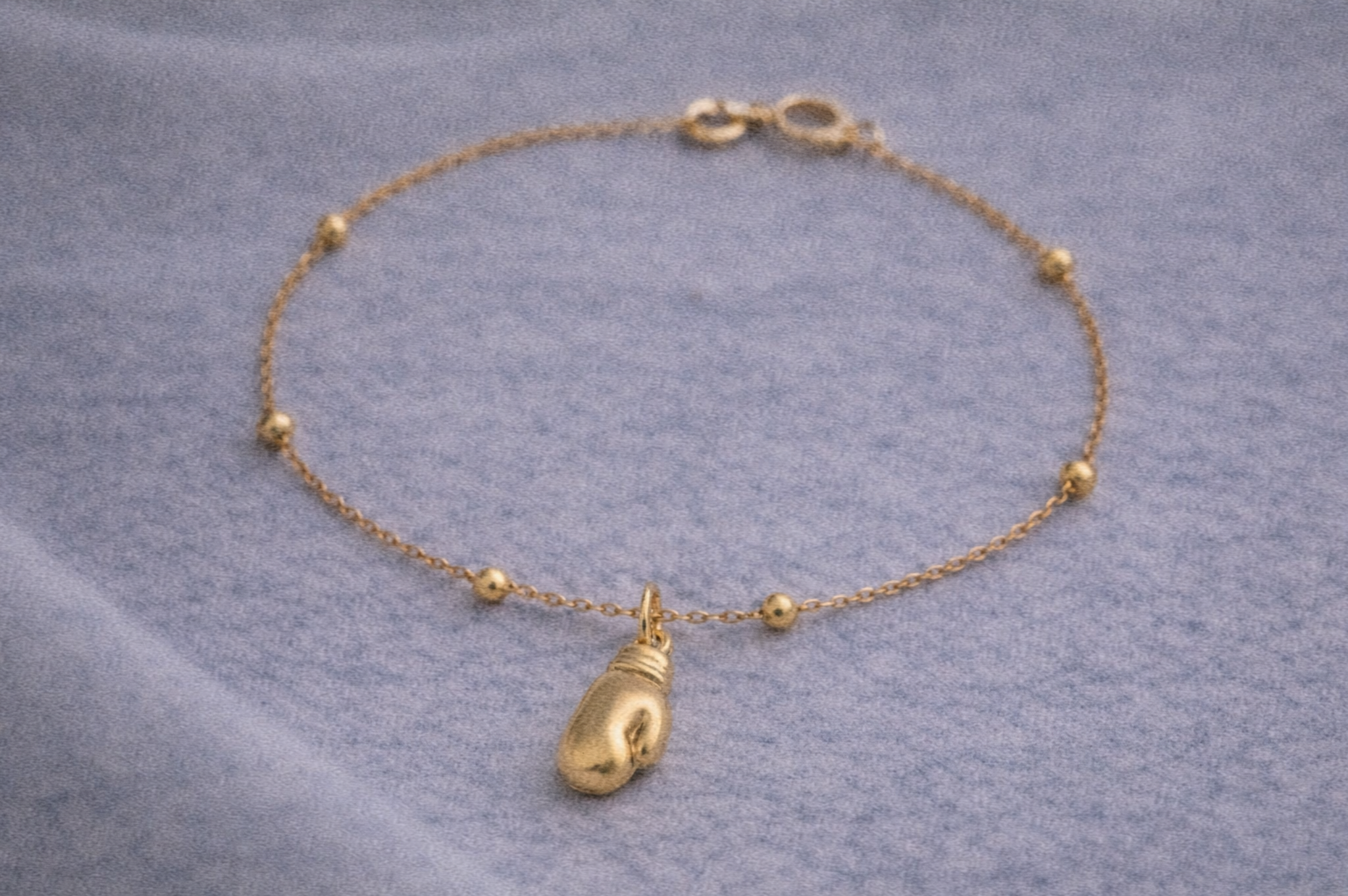 9ct Yellow Gold Boxing Glove Charm Pendant