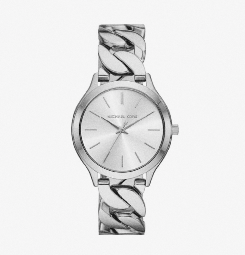 Michael Kors Ladies Silver Chain Bracelet Watch - MK4747