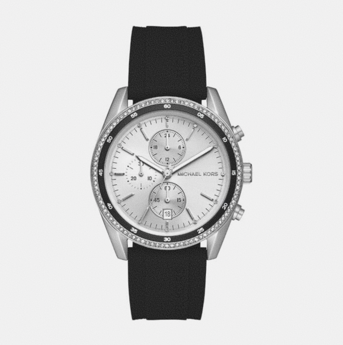 Michael Kors Chronograph Watch Black Strap -MK7486