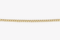9ct Yellow Gold 0.8mm Diamond Cut Curb Chain