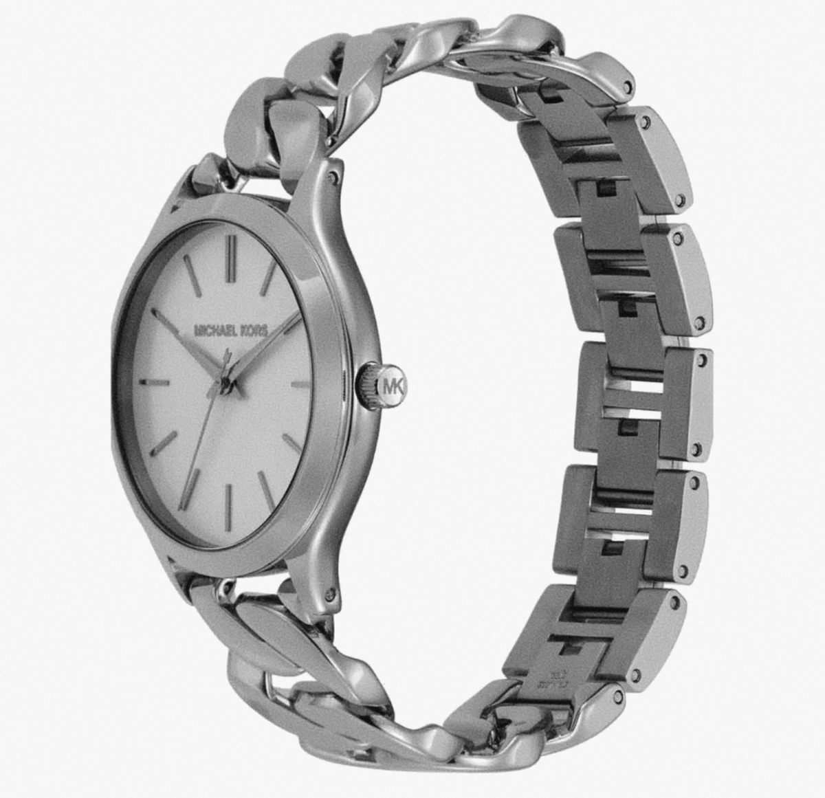 Michael Kors Ladies Silver Chain Bracelet Watch - MK4747