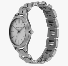 Michael Kors Ladies Silver Chain Bracelet Watch - MK4747