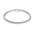 9ct White Gold 5.01ct Lab-Grown Diamond Tennis Bracelet