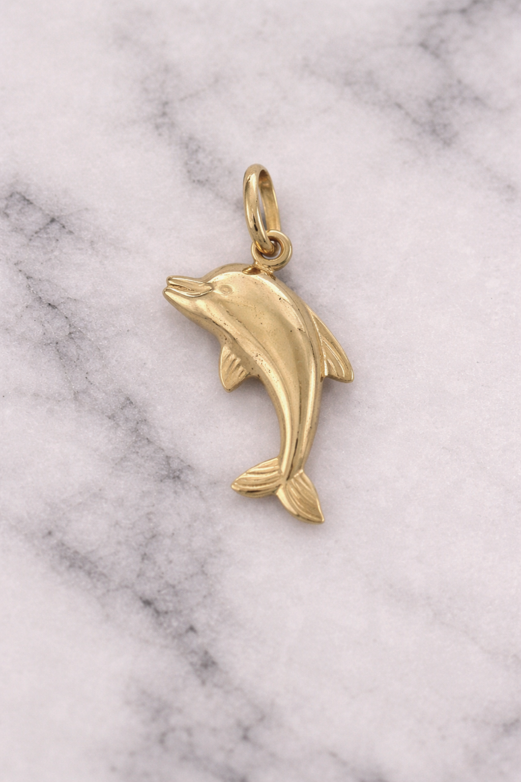 9ct Yellow Gold Dolphin Charm