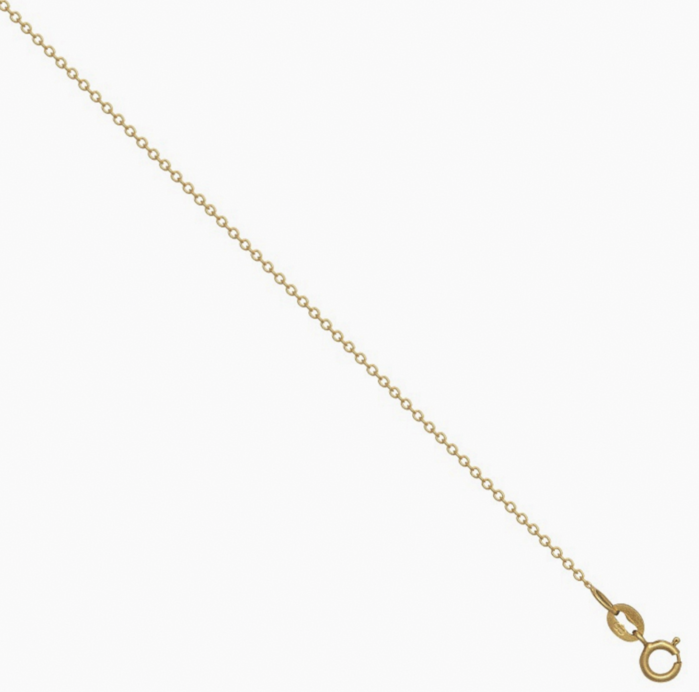 9ct Yellow Gold Trace Chain - 0.70mm