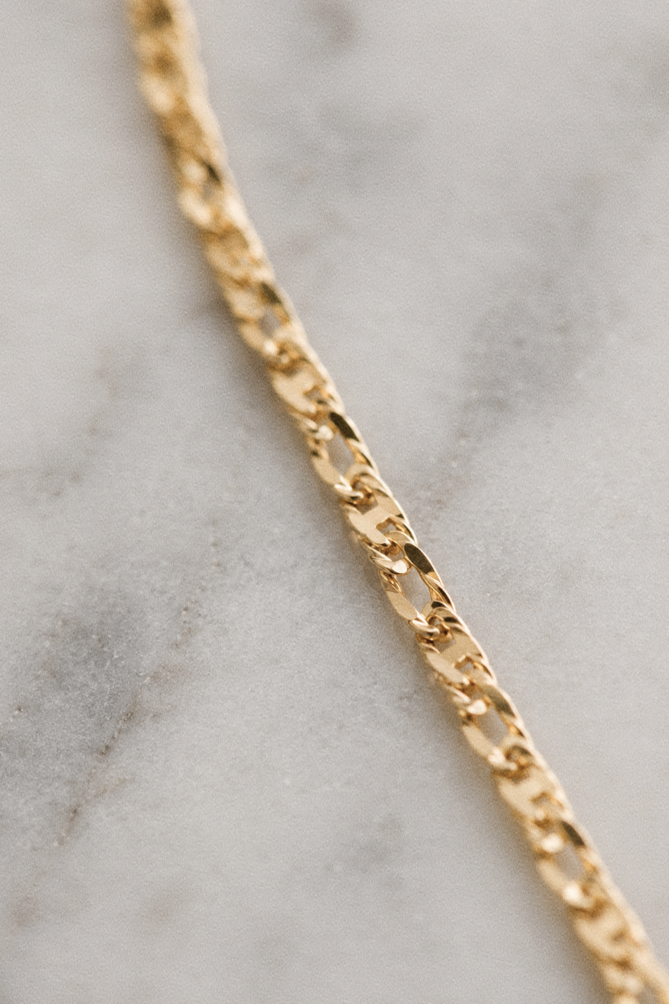 Diamond Cut Bead Bar Necklace in 9ct Yellow Gold